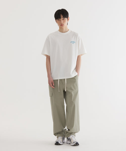 SEMI WIDE-FIT STRING CARGO EASY PANTS