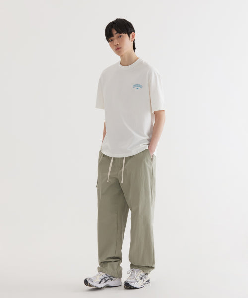 SEMI WIDE-FIT STRING CARGO EASY PANTS