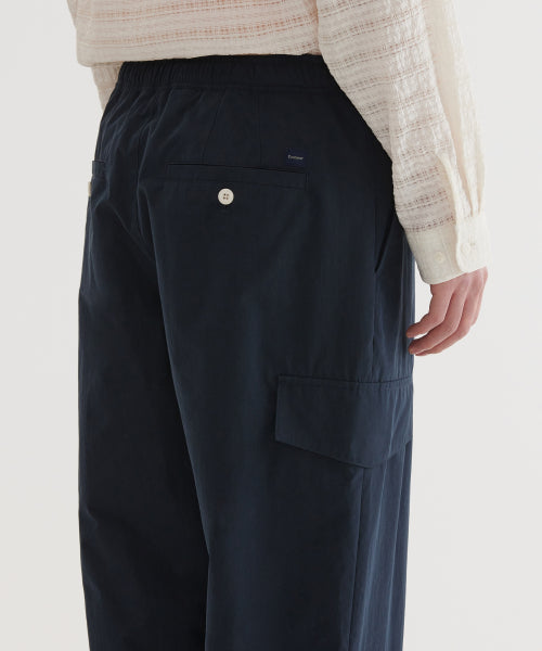 SEMI WIDE-FIT STRING CARGO EASY PANTS