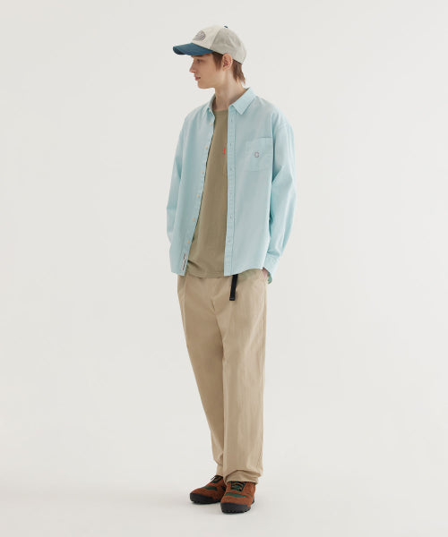 REGULAR-FIT NYLON EASY PANTS