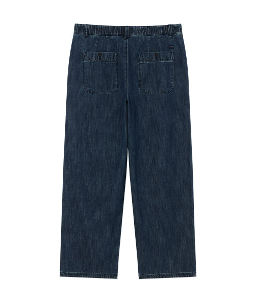 SEMI WIDE-FIT LIGHTWEIGHT DENIM EASY PANTS
