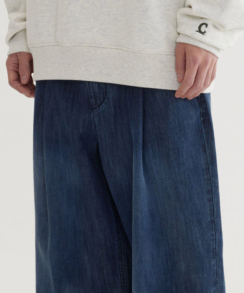 SEMI WIDE-FIT LIGHTWEIGHT DENIM EASY PANTS
