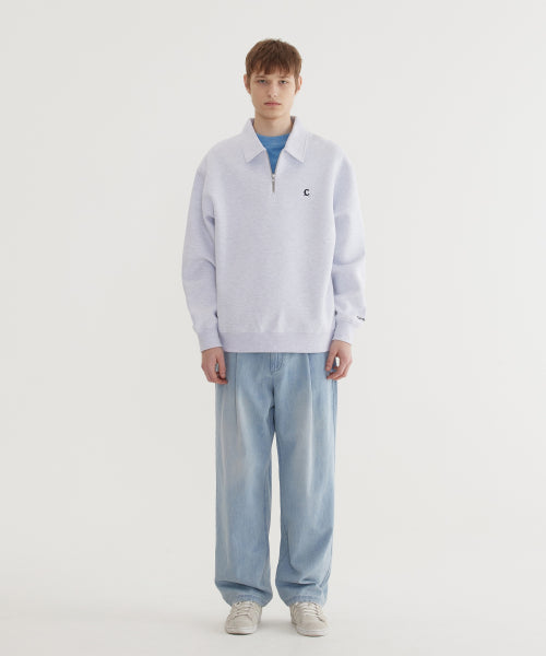 SEMI WIDE-FIT LIGHTWEIGHT DENIM EASY PANTS