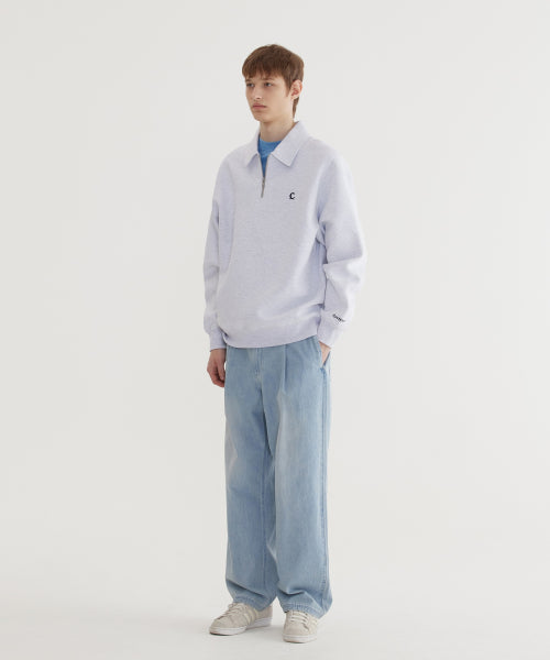 SEMI WIDE-FIT LIGHTWEIGHT DENIM EASY PANTS