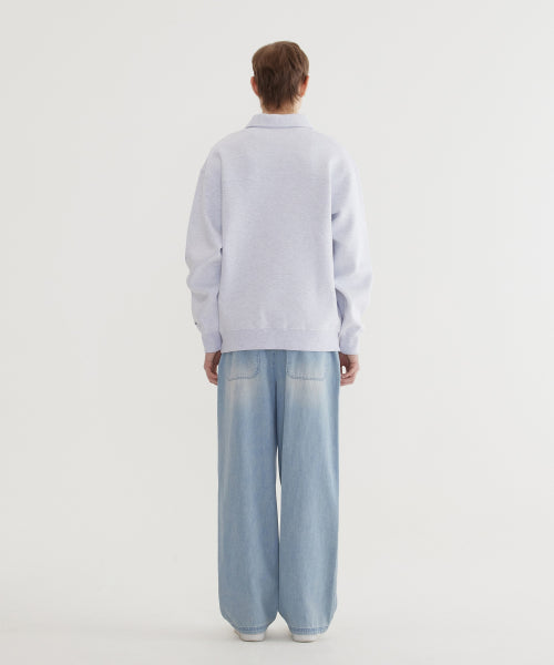 SEMI WIDE-FIT LIGHTWEIGHT DENIM EASY PANTS
