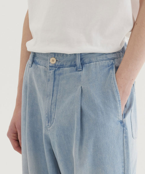 SEMI WIDE-FIT LIGHTWEIGHT DENIM EASY PANTS