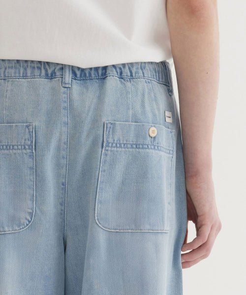SEMI WIDE-FIT LIGHTWEIGHT DENIM EASY PANTS