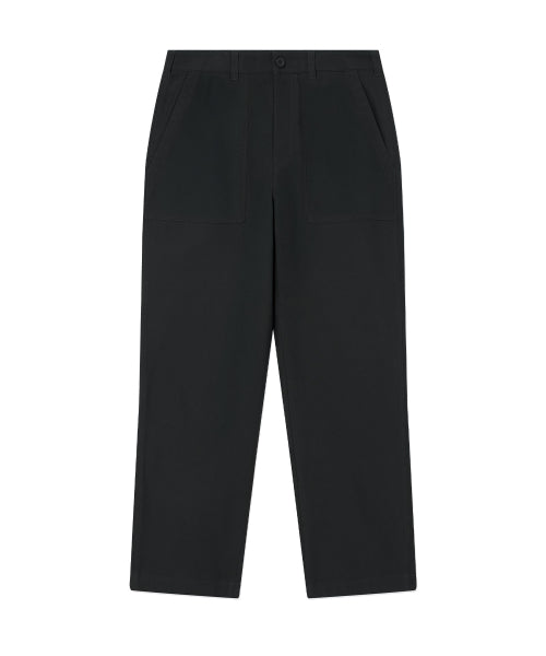 REGULAR-FIT BACK SATIN FATIGUE PANTS