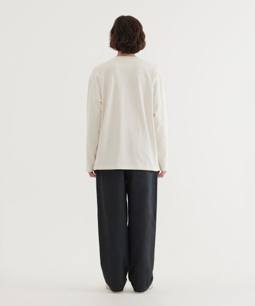 REGULAR-FIT BACK SATIN FATIGUE PANTS
