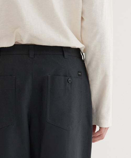 REGULAR-FIT BACK SATIN FATIGUE PANTS