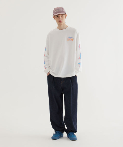 WAVE GRAPHIC LONG SLLEVE
