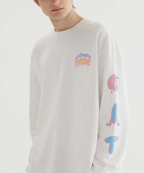 WAVE GRAPHIC LONG SLLEVE