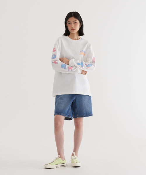 WAVE GRAPHIC LONG SLLEVE
