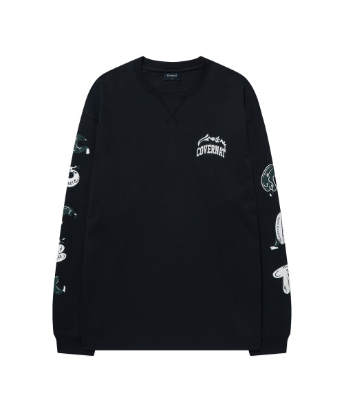 WAVE GRAPHIC LONG SLLEVE