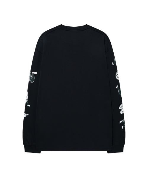 WAVE GRAPHIC LONG SLLEVE