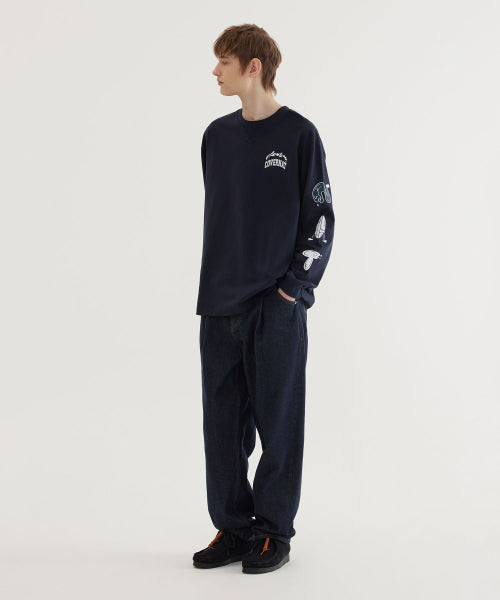 WAVE GRAPHIC LONG SLLEVE