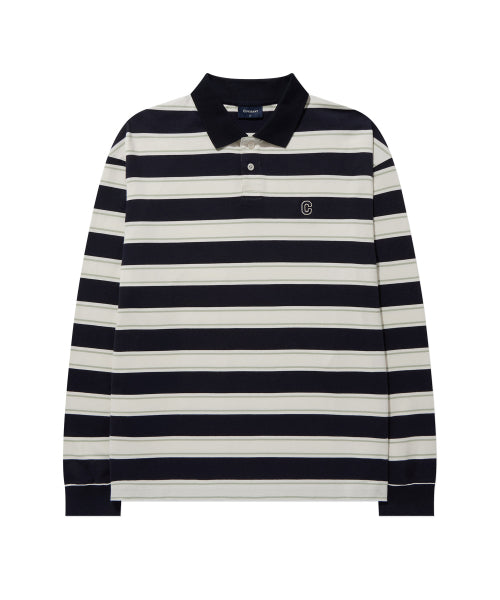 STRIPE COLLAR LONG SLEEVE