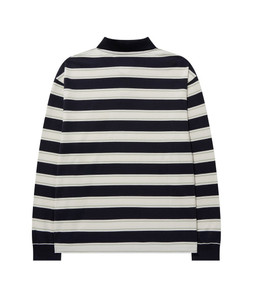 STRIPE COLLAR LONG SLEEVE