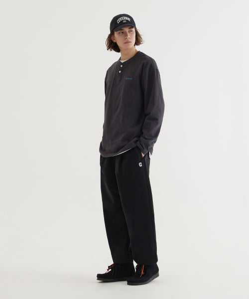 HENLEY NECK LONG SLEEVE