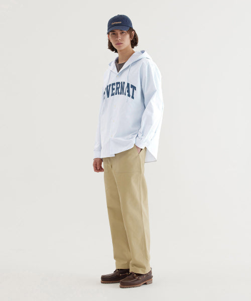 ARCH LOGO STRIPE HOODIE SHIRTS