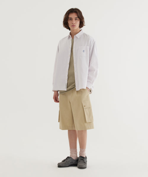 C LOGO DYING OXFORD SHIRTS