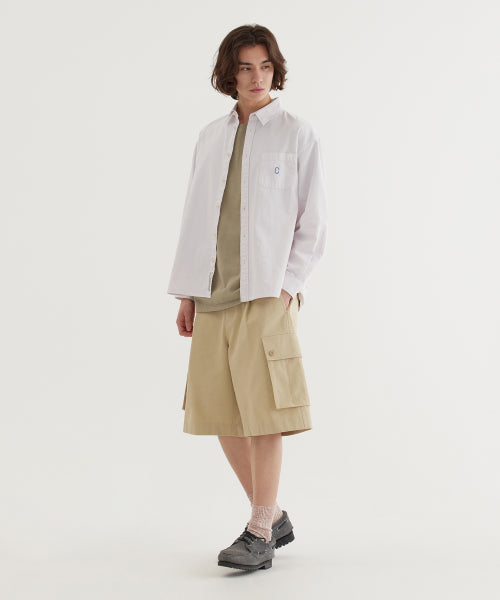 C LOGO DYING OXFORD SHIRTS