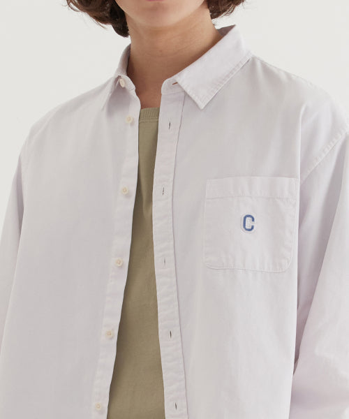 C LOGO DYING OXFORD SHIRTS