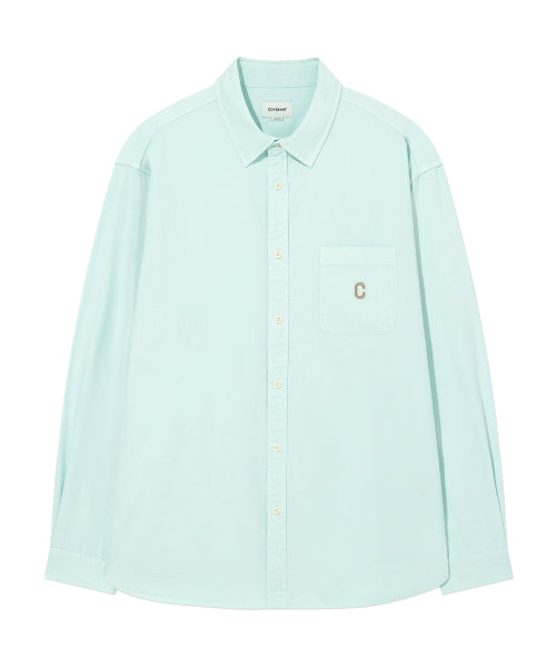 C LOGO DYING OXFORD SHIRTS