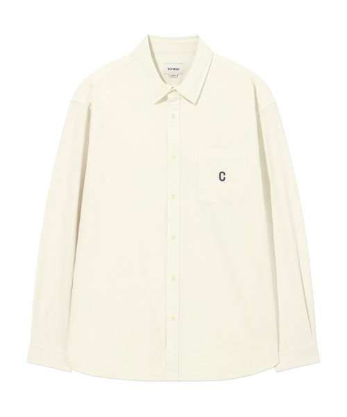 C LOGO DYING OXFORD SHIRTS