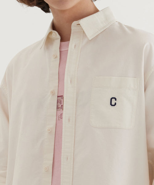 C LOGO DYING OXFORD SHIRTS
