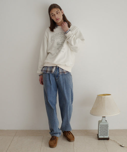 PALM TREE GRAPHIC SWEATSHIRT
