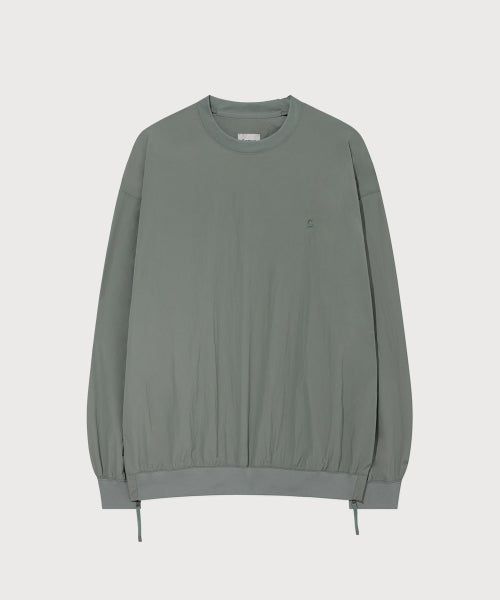 WOVEN UTILITY SWEATSHIRT