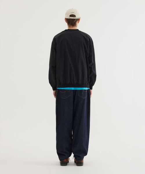 WOVEN UTILITY SWEATSHIRT