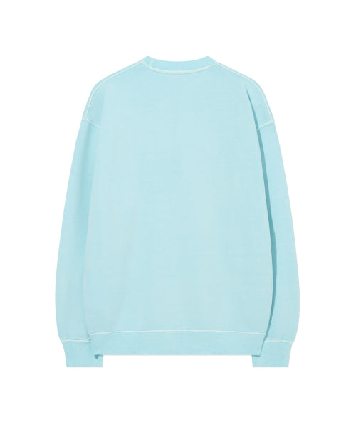 SMALL AUTHENTIC LOGO DYING SWEATSHIRT