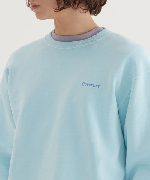 SMALL AUTHENTIC LOGO DYING SWEATSHIRT
