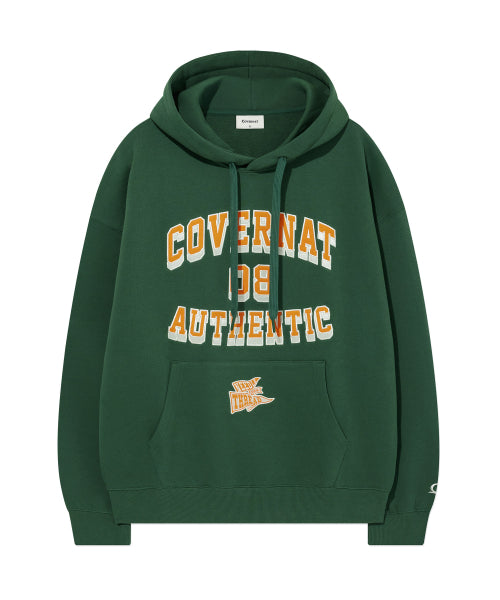 FLAG ARCH LOGO OVER-FIT HOODIE