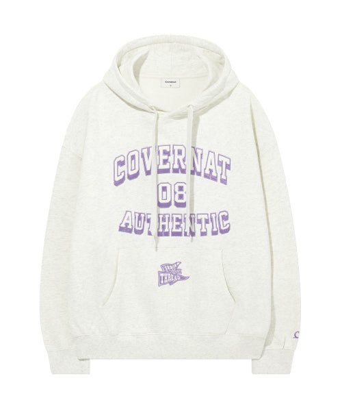 FLAG ARCH LOGO OVER-FIT HOODIE