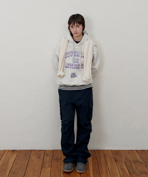 FLAG ARCH LOGO OVER-FIT HOODIE