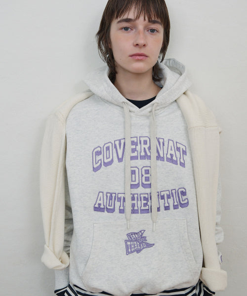 FLAG ARCH LOGO OVER-FIT HOODIE