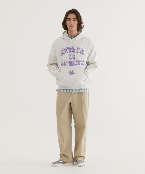 FLAG ARCH LOGO OVER-FIT HOODIE