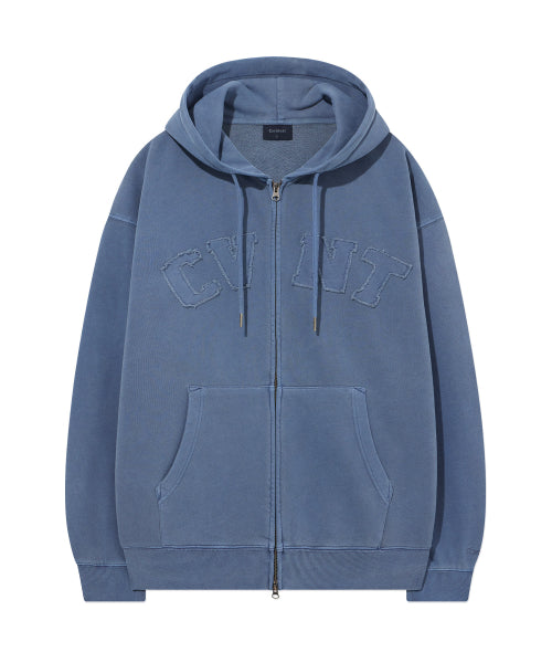 CVNT PIGMENT ZIP-UP HOODIE