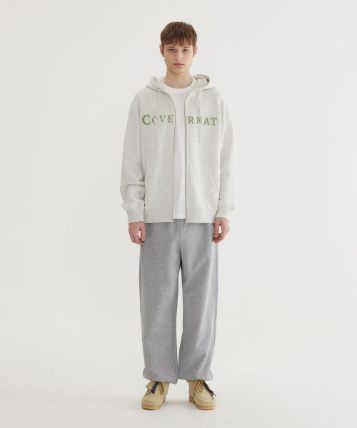 AUTHENTIC LOGO ZIP-UP HOODIE