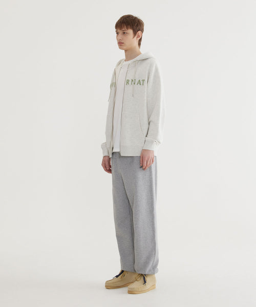 AUTHENTIC LOGO ZIP-UP HOODIE