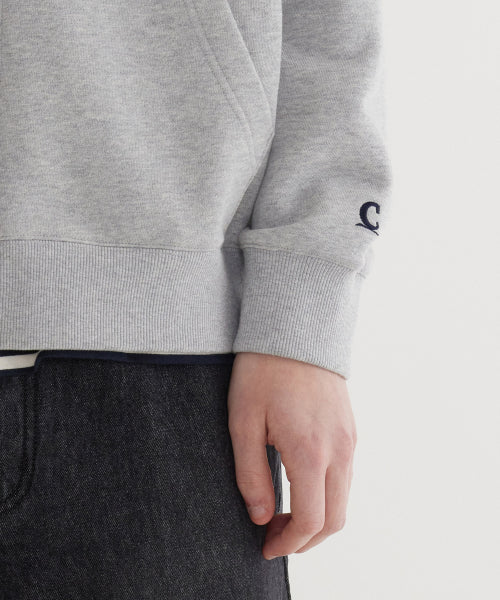 AUTHENTIC LOGO ZIP-UP HOODIE