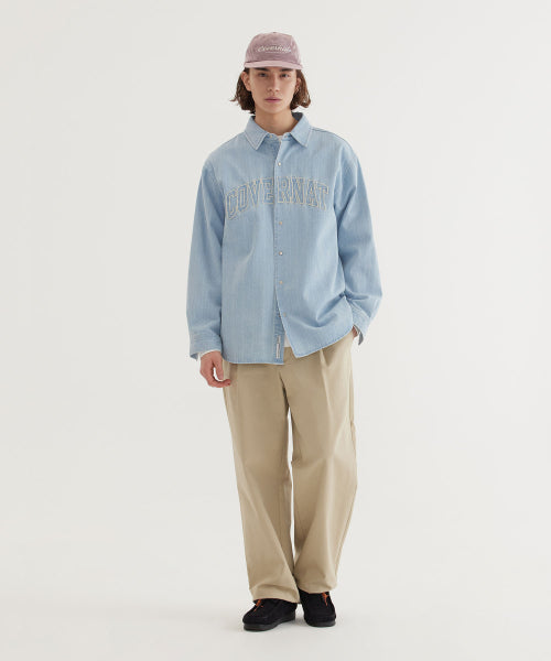 ARCH LOGO DENIM SHIRT