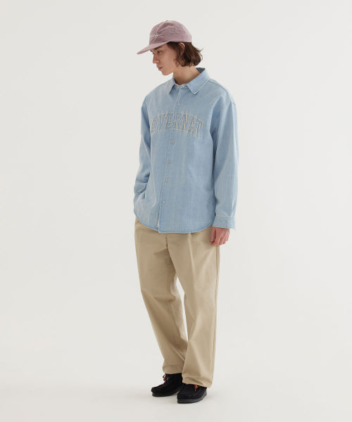 ARCH LOGO DENIM SHIRT