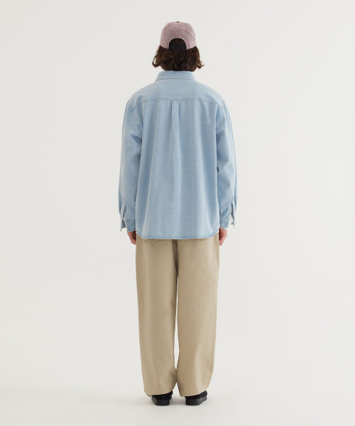 ARCH LOGO DENIM SHIRT