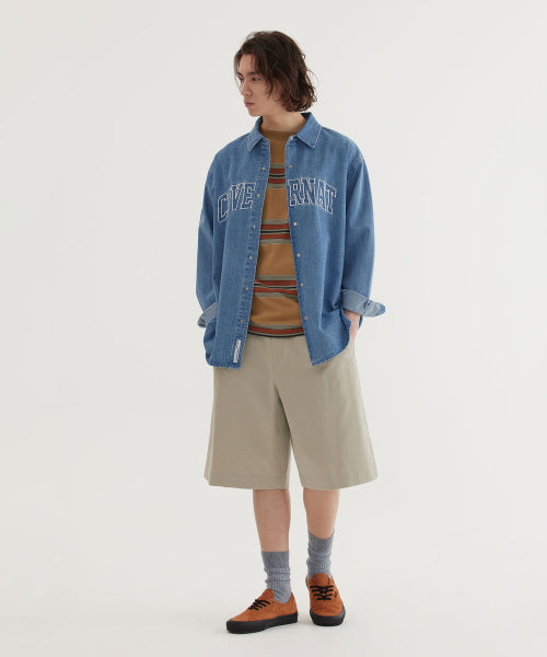 ARCH LOGO DENIM SHIRT