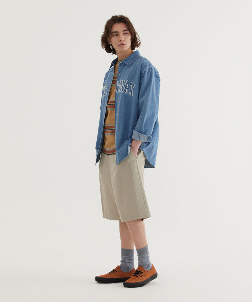 ARCH LOGO DENIM SHIRT