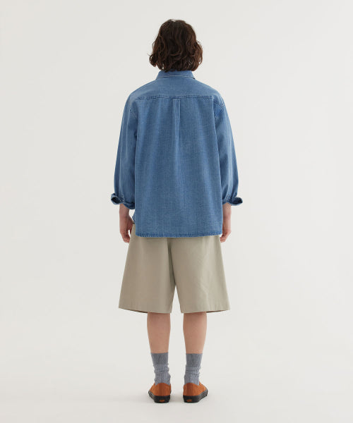 ARCH LOGO DENIM SHIRT